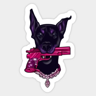 Fierce doggo Sticker